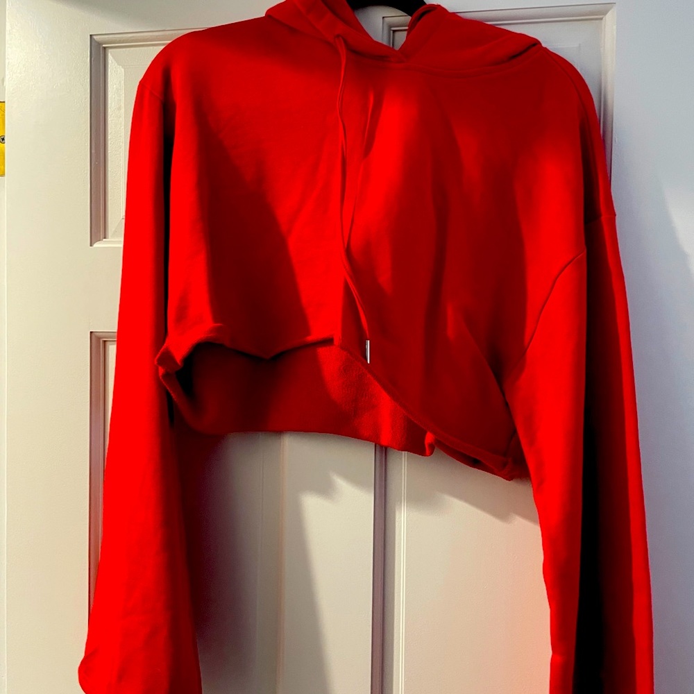 Red hoodie
